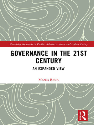cover image of Governance in the 21st Century